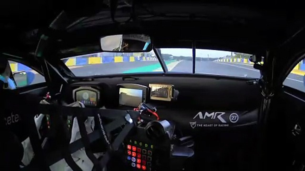 24H Mans 2025 Hyperpole LMGT3 Drudi Onboard Pole Lap
