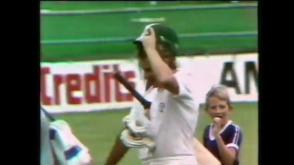 Australia winning moments vs Pakistan 2nd innings of 2nd Test, Brisbane, November 27 - December 01, 1981