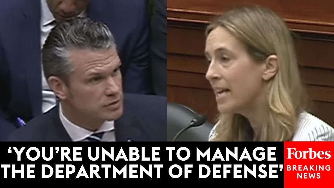 Mikie Sherrill Asks Pete Hegseth About 3 Areas Of His 'Incompetence' As Secretary Of Defense