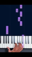 How to play Passacaglia by Hendel on piano easily