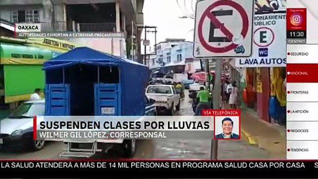 Vuelven a suspender actividades académicas en Oaxaca ante riesgo de lluvias