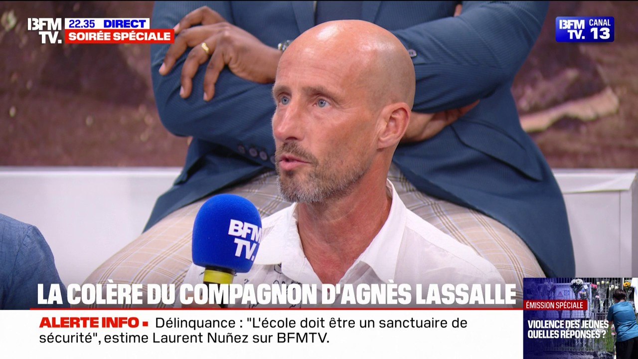"Une rage d'impuissance": Stéphane Voirin, compagnon d'Agnès Lassalle, professeure d'espagnol, poignardée par un élève en 2023, témoigne sur BFMTV