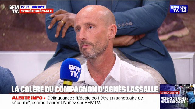 Quand j'ai appris pour Mélanie, j'en ai pleuré : Stéphane Voirin, compagnon d'Agnès Lassalle, professeure d'espagnol, poignardée par un élève 2023, évoque la rage que ça puisse encore arriver