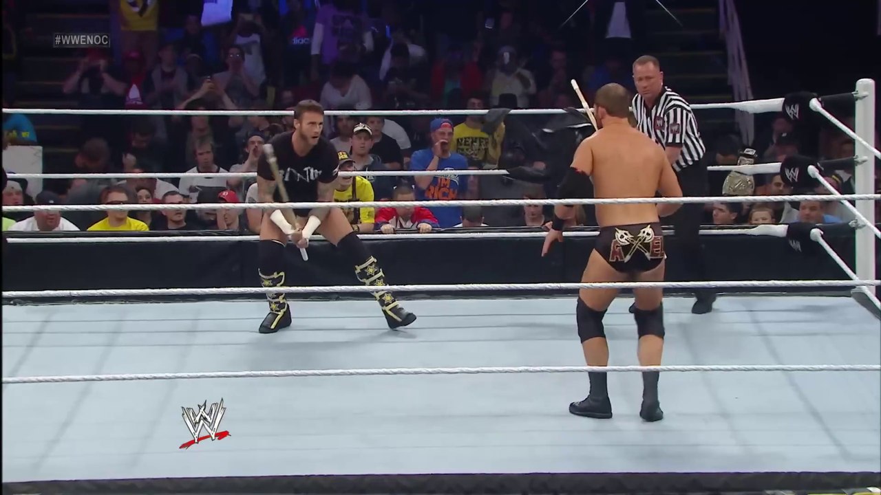 FULL MATCH CM Punk vs. Paul Heyman & Curtis Axel  2-on-1 Handicap Match Night of Champions 2013