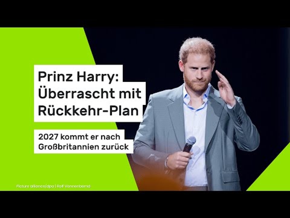Prinz Harry: Überrascht mit Rückkehr-Plan – 2027 kommt er nach Großbritannien zurück