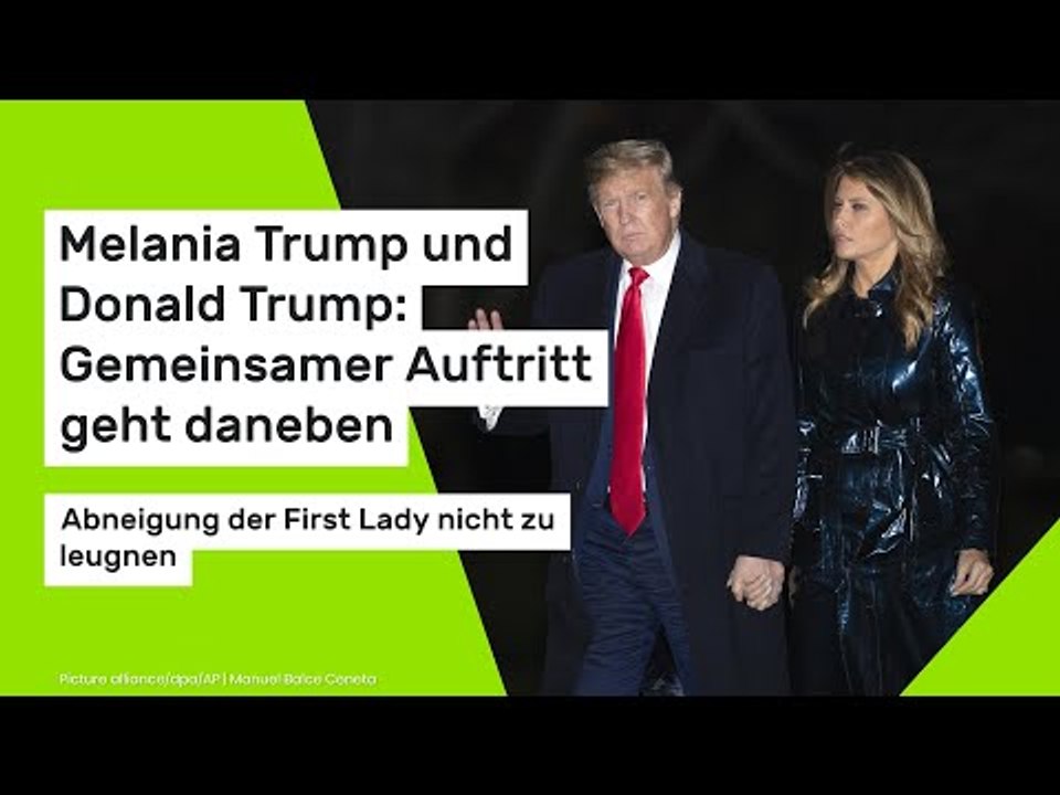 Gemeinsamer Auftritt geht daneben - Abneigung der First Lady nicht zu leugnen