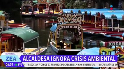 La alcaldesa de Xochimilco ignora la crisis ambiental en la demarcación