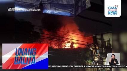 7 pamilya, apektado sa sunog sa Brgy. Nagkaisang Nayon; nasa P500,000 ang halaga ng pinsala | Unang Balita