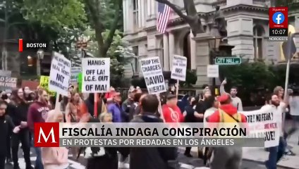 Fiscalía de Los Ángeles indaga conspiración en protestas por redadas