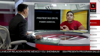 “Ayer había un grupo de choque”, afirma trabajador del PJ sobre violencia en manifestaciones