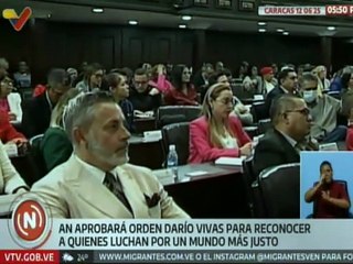 AN enaltece la vida de Darío Vivas al reconocer a quienes luchan por un mundo más justo