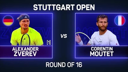 Zverev puts on a show in Stuttgart for the home crowd
