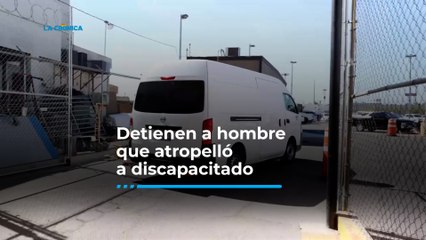 Es detenido hombre que atropelló intencionalmente a discapacitado.