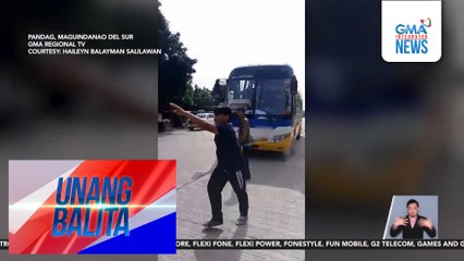 Ginang na sakay ng motorsiklo, patay matapos mabangga at pumailalim sa bus; 2 anak na angkas, sugatan | Unang Balita