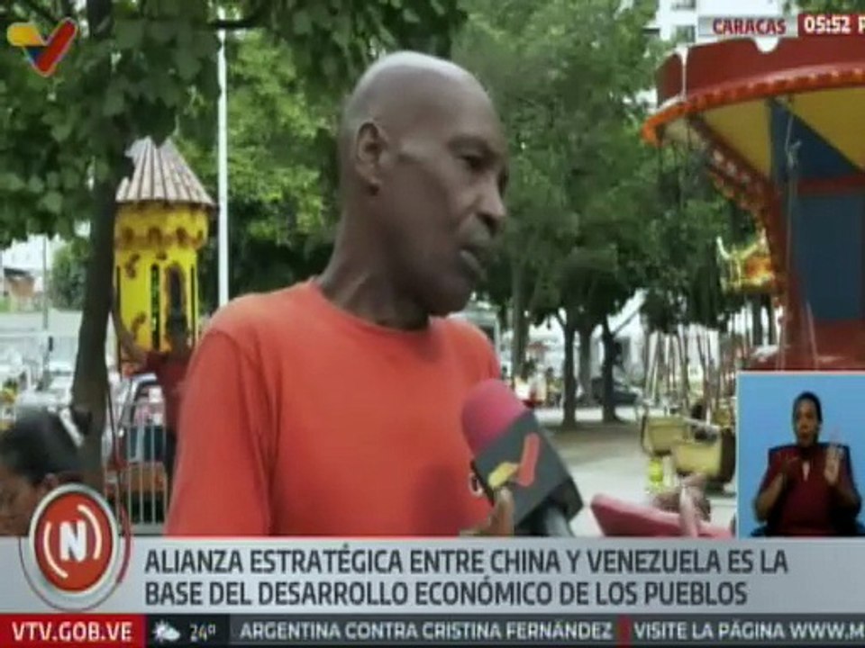 Caraqueños respaldan el convenio entre Venezuela y China y lo definen como positivo
