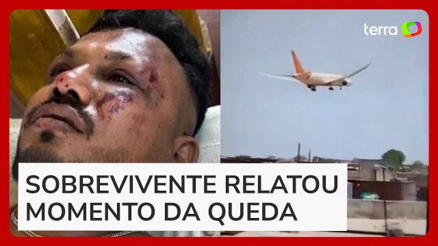'Teve um barulho muito alto, e o avião caiu', diz sobrevivente de acidente aéreo na Índia