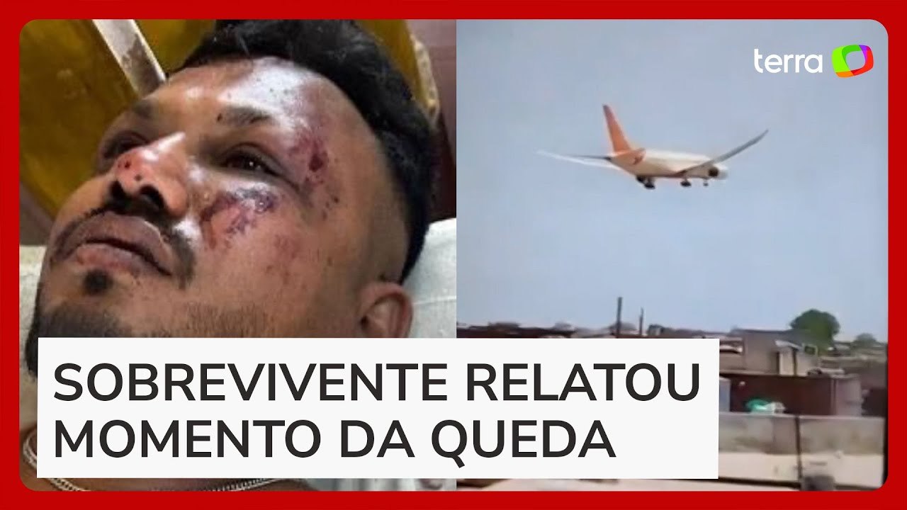 'Teve um barulho muito alto, e o avião caiu', diz sobrevivente de acidente aéreo na Índia
