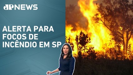 Tempo seco pode aumentar focos de incêndios no interior de SP