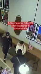 Actriz de ‘Bridgerton’ se enfrenta a un ladrón