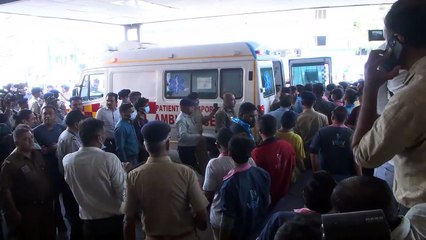 AHMEDABAD AIR INDIA PLANE CRASH TRAGEDY CIVIL HOSPITAL VISIT BY GUJARAT CM BHUPENDRA PATEL