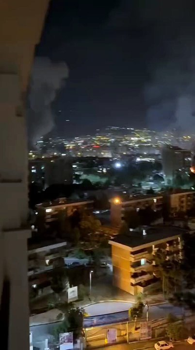 Las primeras imágenes del ataque de Israel a Irán