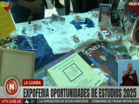 Estudiantes guaireños se nutrieron de conocimientos en la Expoferia Oportunidades de Estudios 2025