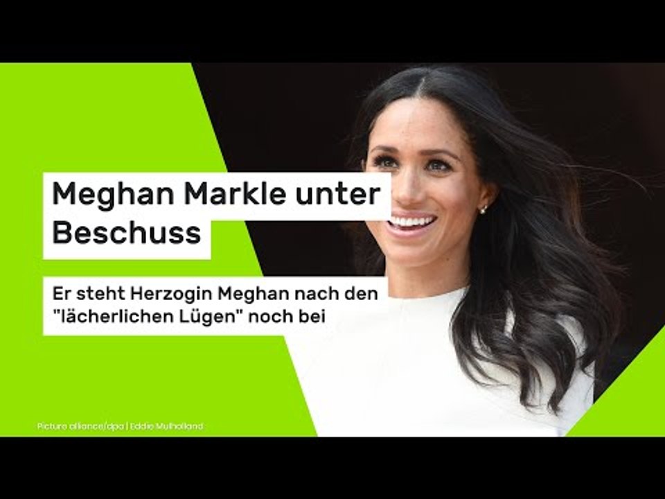 Meghan Markle unter Beschuss: Er steht Herzogin Meghan nach den 'lächerlichen Lügen' noch bei
