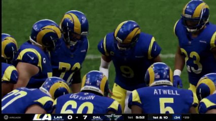 Madden 25 Cowboys vs Rams
