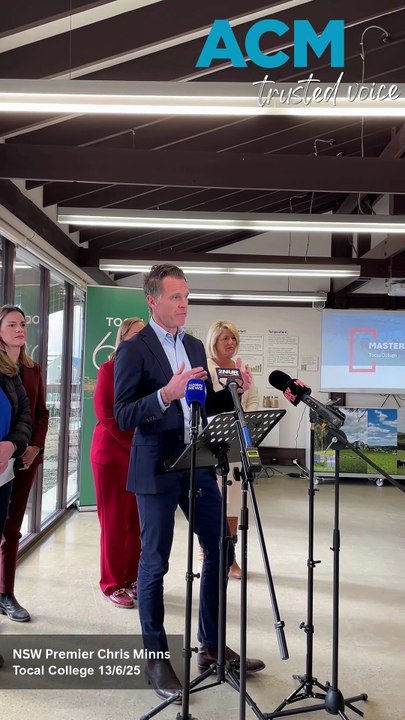 NSW Premier Chris Minns at Tocal College | June 13, 2025