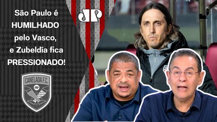 "QUE TRAGÉDIA! TERRÍVEL!!! Cara, se o Zubeldía FOR DEMITIDO do São Paulo..." Vasco AMASSA o SPFC!