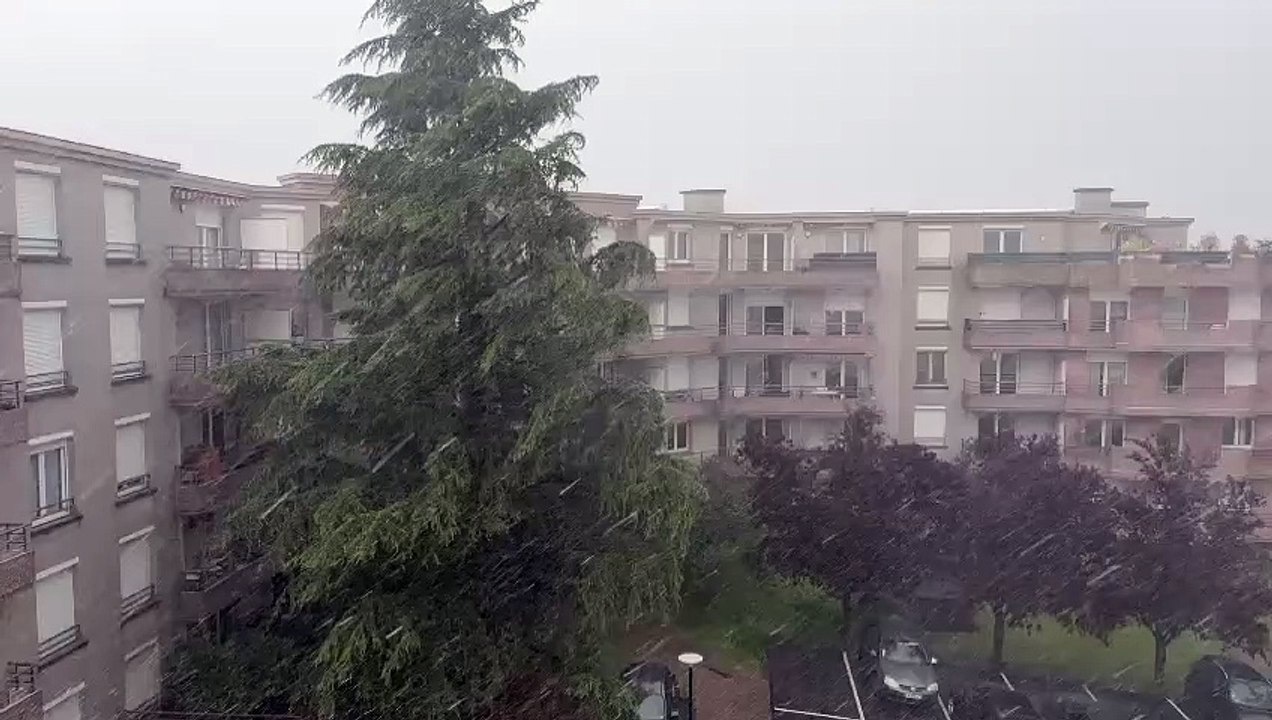 Orage à Clermont-Ferrand le 13 juin 2025
