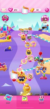 Candy Crush: 13/6 gameplay (level 6310)