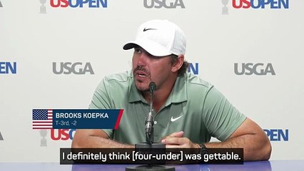 Koepka has sights on U.S. Open lead after impressive start