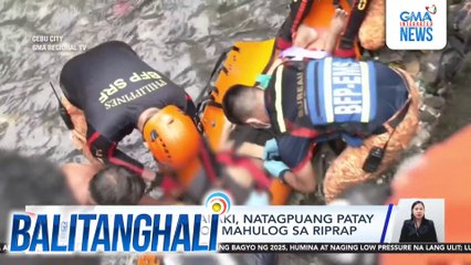 61-anyos na lalaki, natagpuang patay sa sapa matapos mahulog sa riprap | Balitanghali