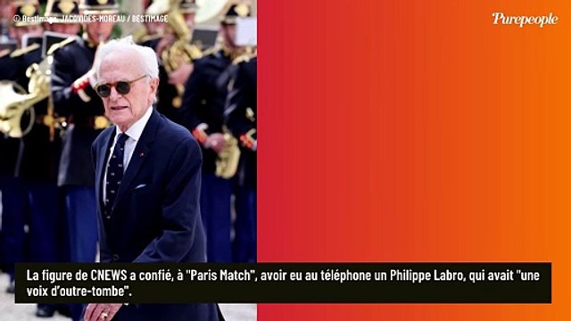 Aujourd’hui je connais le sens de son appel : Une figure emblématique du PAF a été jointe par Philippe Labro avant qu'il ne s'éteigne