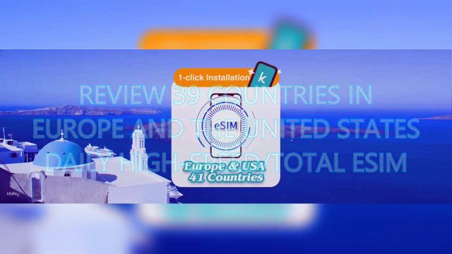 AGD Review 39 countries in Europe and the United States Daily high-speed/total eSIM