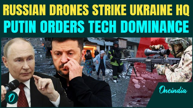 Video: Russian Bars‑27 drones obliterate Ukrainian Command Hub | Putin Orders next‑gen Weapons Race