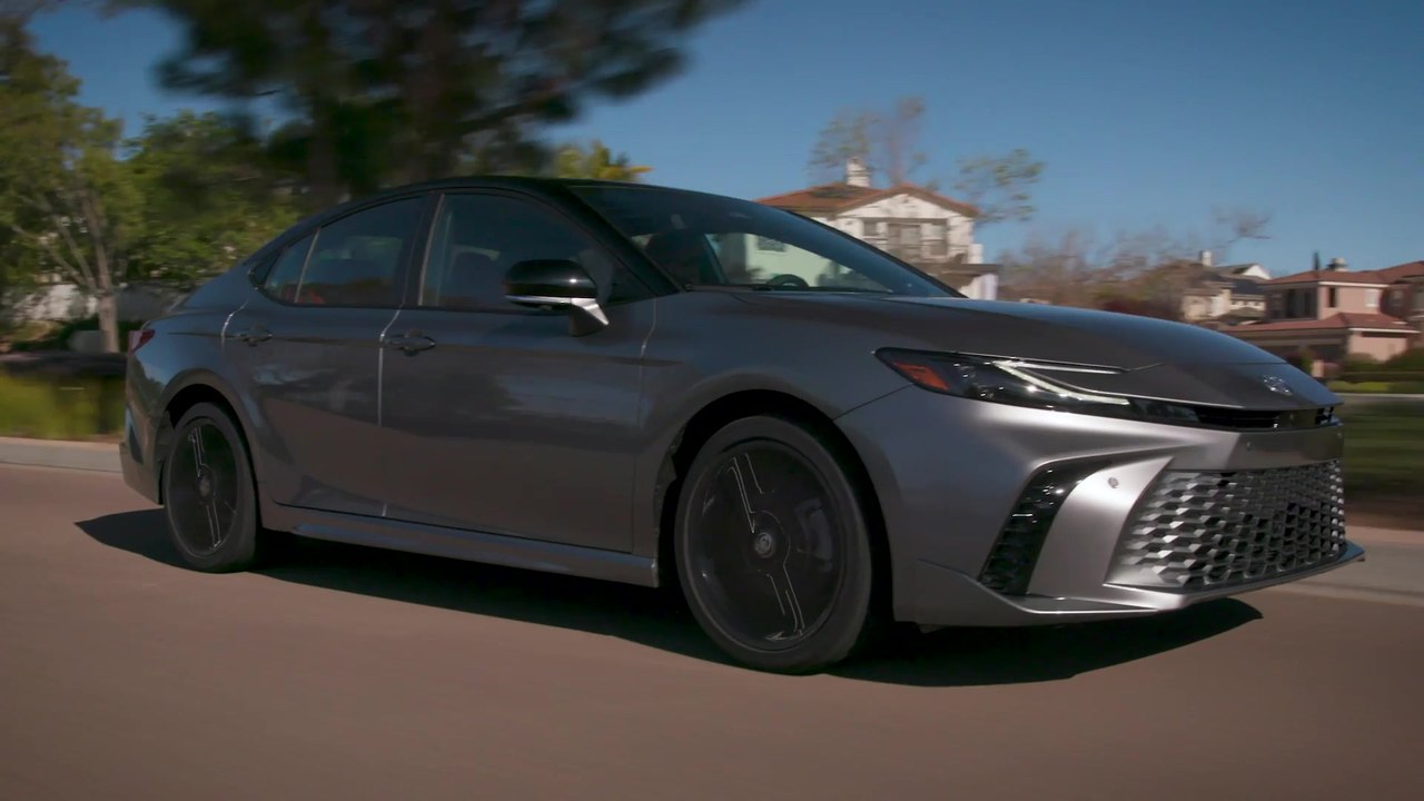 2024 Toyota Camry XSE AWD Heavy Metal BlackRoof Driving Video