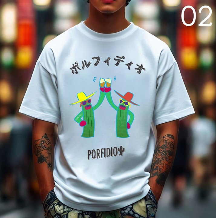 Porfidio T-Shirts 2025 (The Emoji Collection - limited edition)