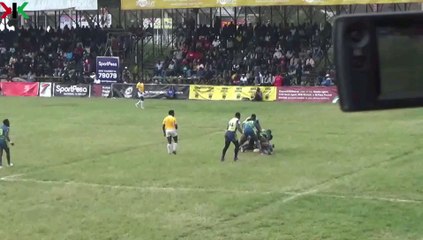 Emmanuel Opondo with the quick feet to beat a rushing defender during the 2024 Kabeberi7s final. The XIX sports #TitansOf7s return next week, who do you want to feature?