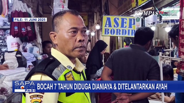 Miris! Bocah 7 Tahun Ditinggal Lemas dan Luka di Pasar Kebayoran Lama, Ayah Jadi Buronan Polisi