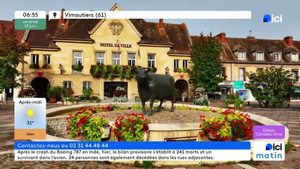 13/06/2025 - ici matin parici Normandie (Calvados - Orne) en vidéo