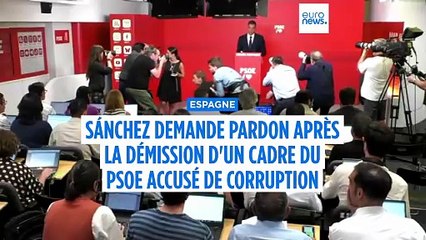 Pedro Sanchez demande pardon après la démission du numéro trois du PSOE accusé de corruption