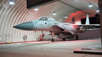 イスラエル、イランの標的に対する戦闘機200機以上の空爆映像を公開