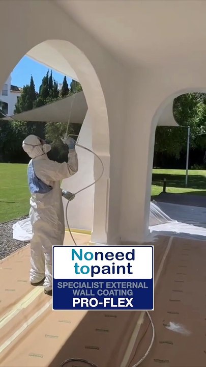 Specialist External Wall Coating in Spain