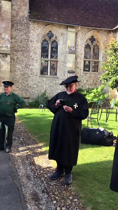 Brother John Green at the beginning of his epic British coast bus trip