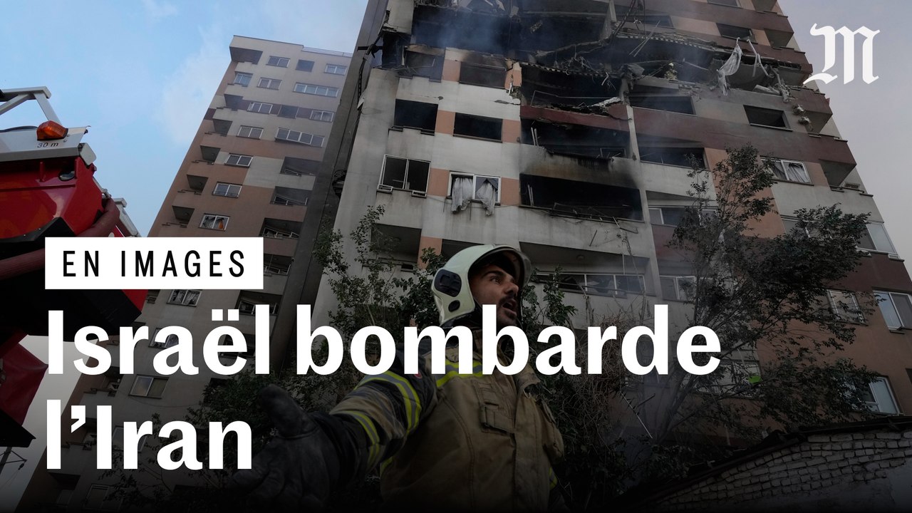 Israël : les premières images des attaques contre l'Iran