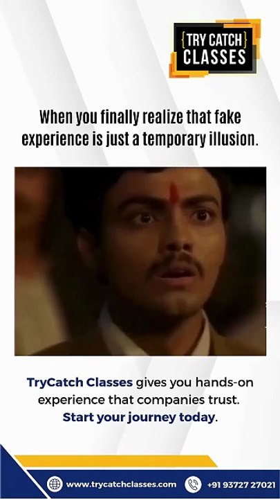 When You Finally Realize That Fake Experience Is Just a Temporary Illusion... That’s when real growth begins.