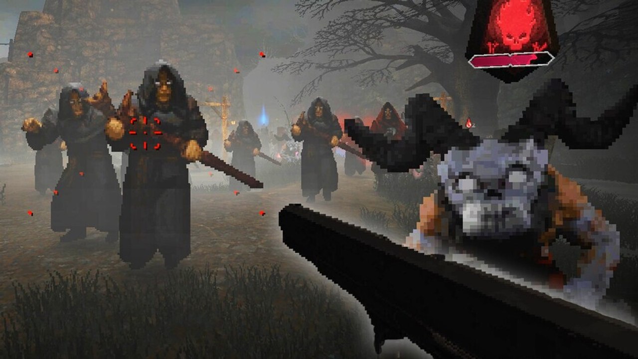 Bloodshed: Wir rasieren 5 Minuten lang Kultisten und Dämonen die Koteletten