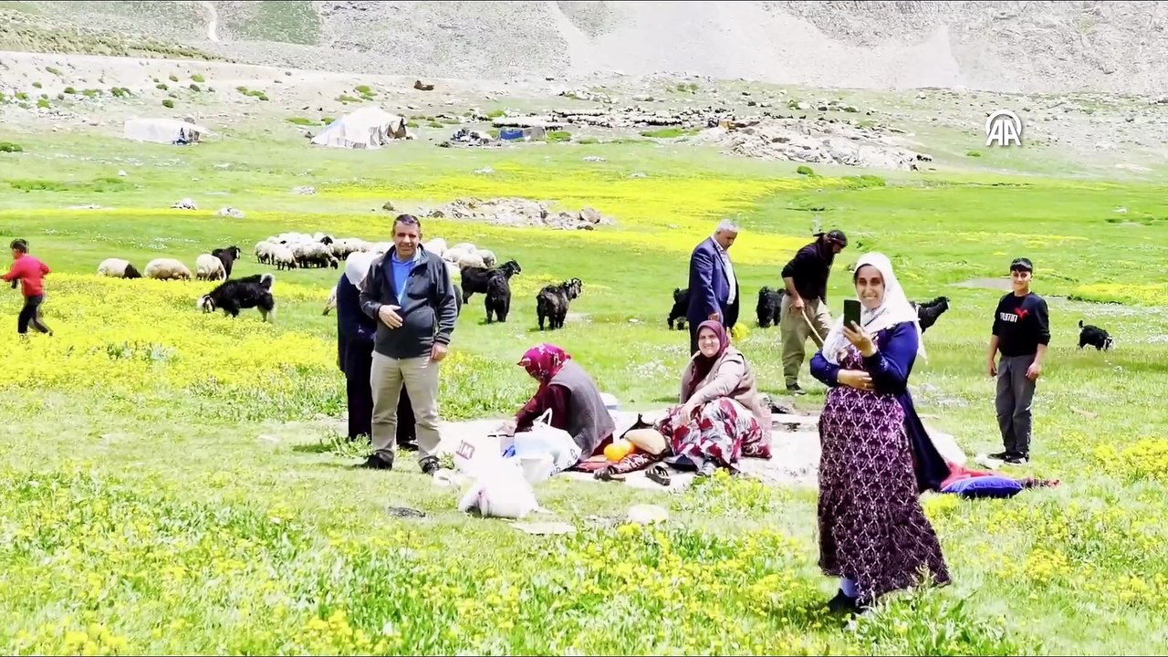 Havanın ısınmasıyla Van'ın yaylalarındaki hareketlilik arttı